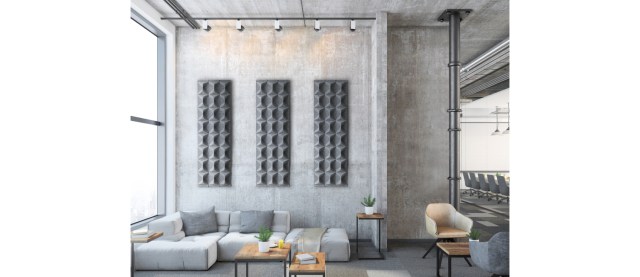 Klipper sound absorbing wall panels